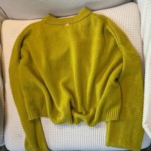 For Love and Lemons knit Davis Boxy Crop sweater